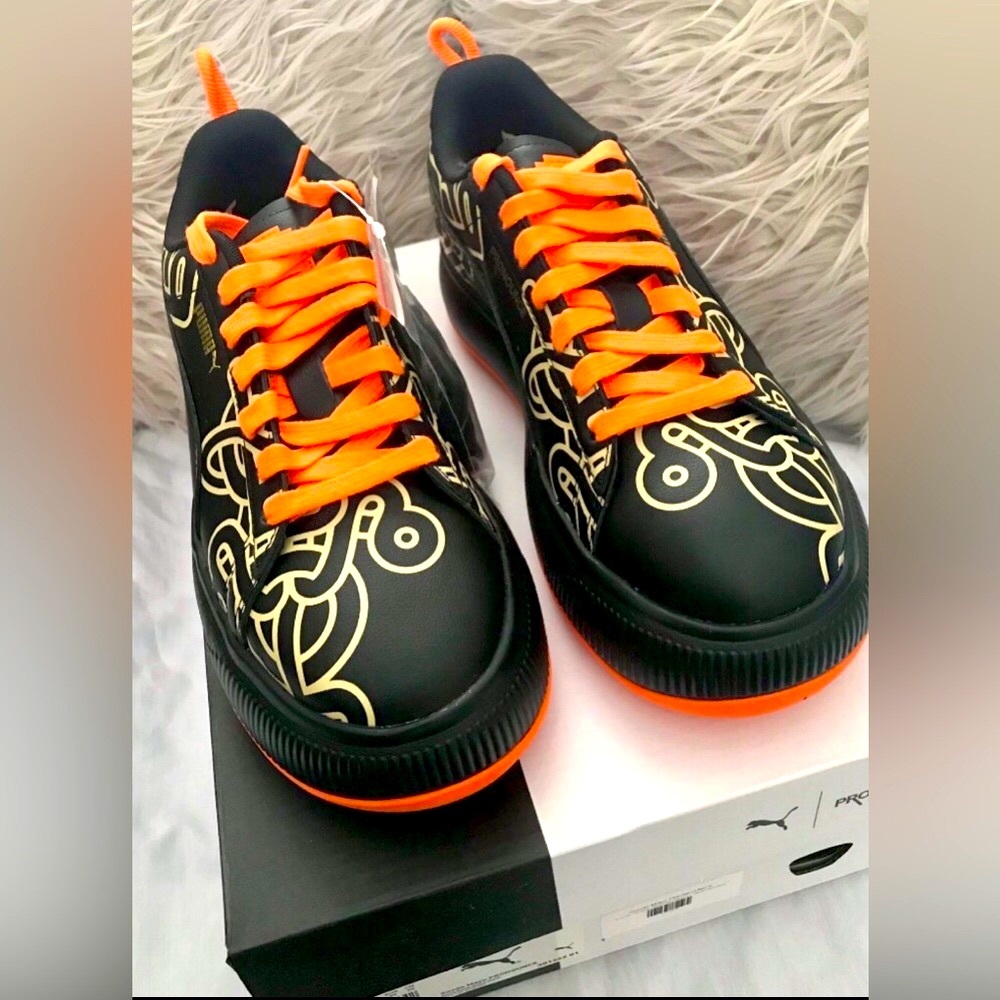 Size 8 1/2 Suede Mayu Pronounce Platform Sneakers